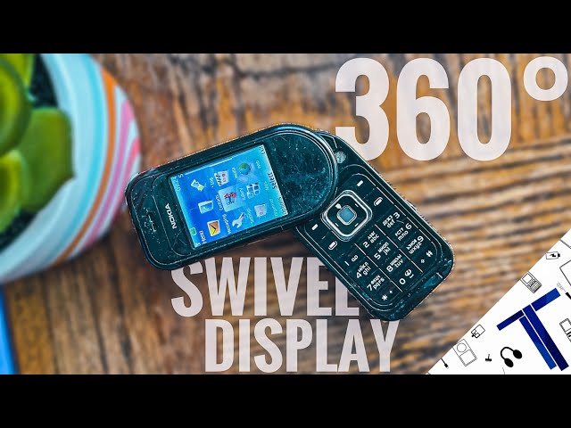 Nokia 7370/7373 (2005) | Strange Phones | 360° Swivel Display Phone