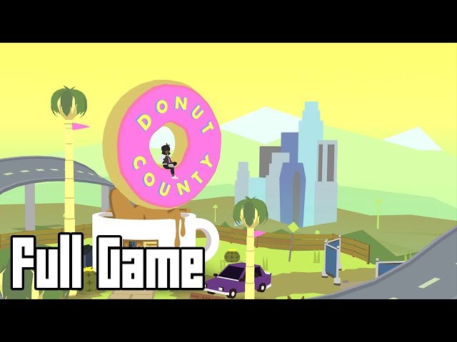 Donut County (Full Game Walkthrough, No Commentary)