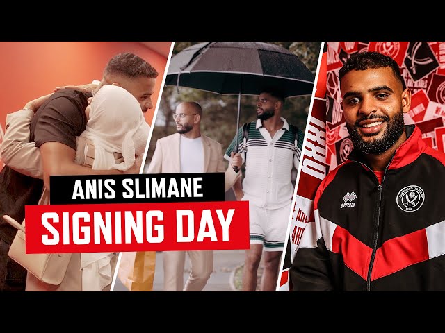 Anis Slimane | Behind the Blades | Signing Day with Sheffield United