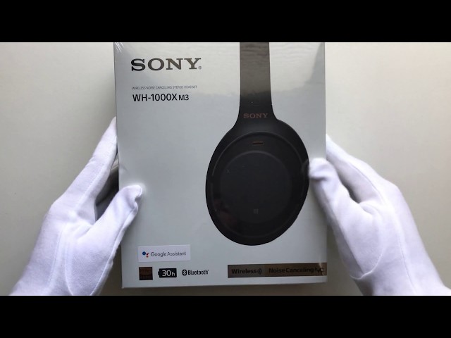 Sony WH-1000XM3 Wireless headphones (Unboxing)