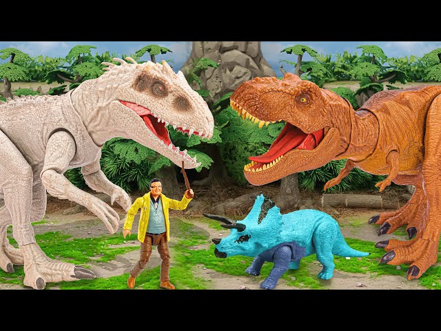 REXY'S ADVENTURE 🦖 T-Rex VS Indominus Rex in the Deep Forest | Jurassic World | DINOSAUR Movie