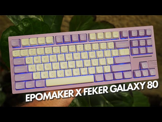 EPOMAKER x FEKER Galaxy 80 Keybord Review 💜