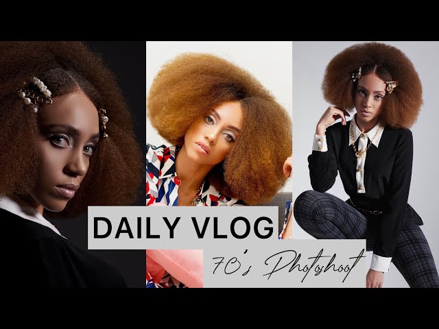 VLOG | SPEND THE DAY WITH ME ON SET | FASHIONABLE PHOTOSHOOT IDEAS