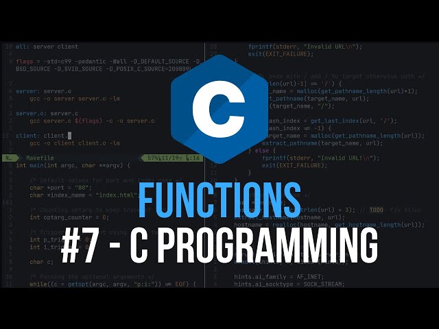 Functions - C Programming Tutorial #7