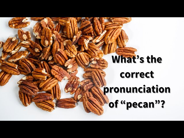 What’s the correct pronunciation of “pecan”?