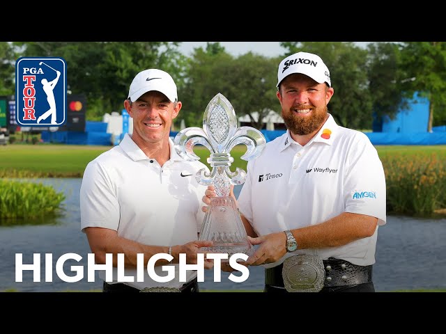 McIlroy and Lowry’s winning highlights from Zurich Classic | 2024