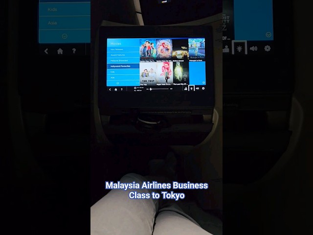 Amazing Malaysia Airlines Business Class to Tokyo #shorts #malaysiaairlines #travel #aviation