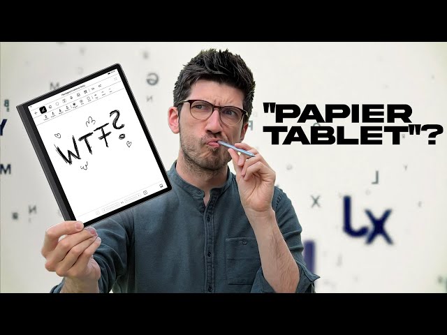 Es gibt jetzt "Papier-Tablets"?! - Huawei MatePad Paper