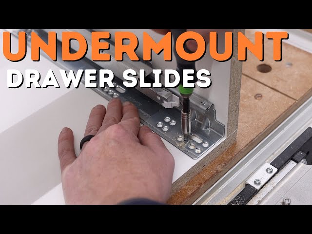 How To Install Blum Undermount Drawer Slides