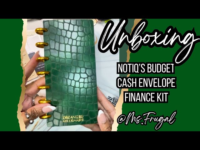 Unboxing @NOTIQBrand  Budget Cash Envelope Finance Kit + Giveaway | Budgeting for Success!
