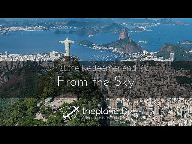 Flight over Christ the Redeemer and Rio de Janeiro