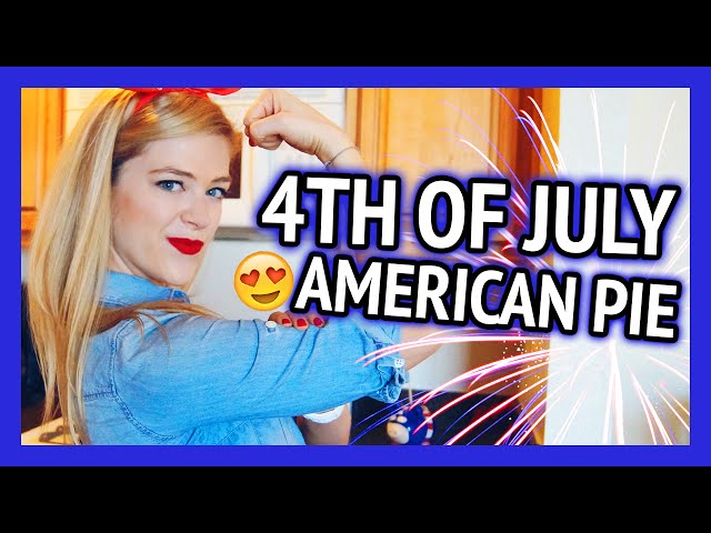 4TH OF JULY AMERICAN FLAG PIE! (or how to win at pintrest)