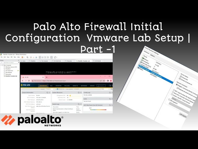 Palo Alto Firewall Initial Configuration | Palo Alto Lab Setup | Part -1 #paloaltofirewalltraining