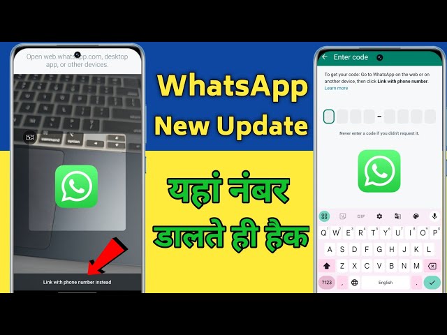 link with phone number instead | WhatsApp Use on 2 Phones with same number