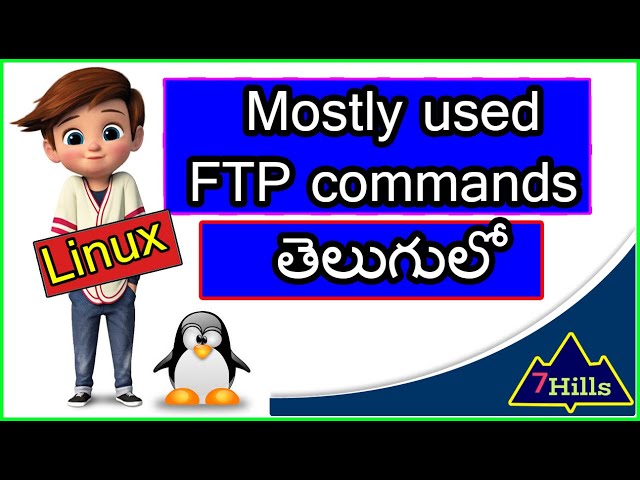 Mostly used FTP commands In Linux on Telugu | #Linux