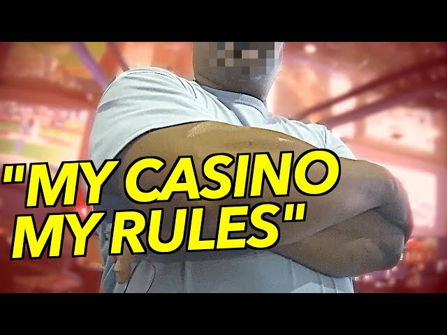 Card Counter vs. Casino Manager (On A Power Trip!)