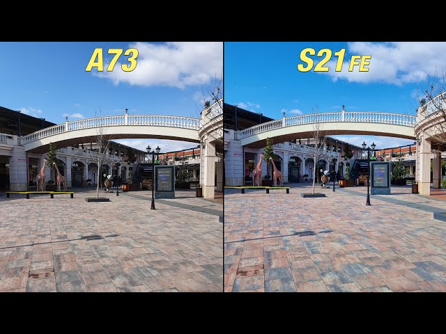 Samsung Galaxy A73 5G vs Samsung Galaxy S21 FE Camera Test