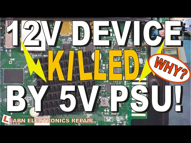 How a PSU With Too LOW Voltage Can Kill Your Electronics Devices! HOW A Buck Converter Works!