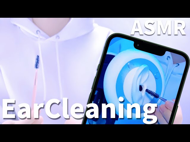 【ASMR】Screw Brush & Cotton Swab【Ear Cleaning】