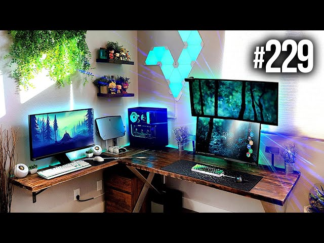 Room Tour Project 229  - BEST Desk & Gaming Setups!