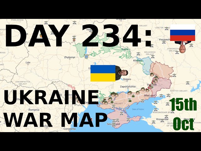 Day 234: Ukraine War Map