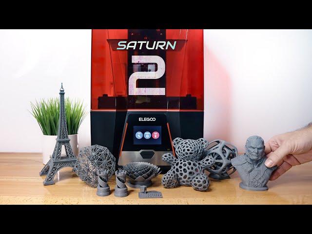 Elegoo Saturn 2 - 8K Resin 3D Printer - Unbox & Setup