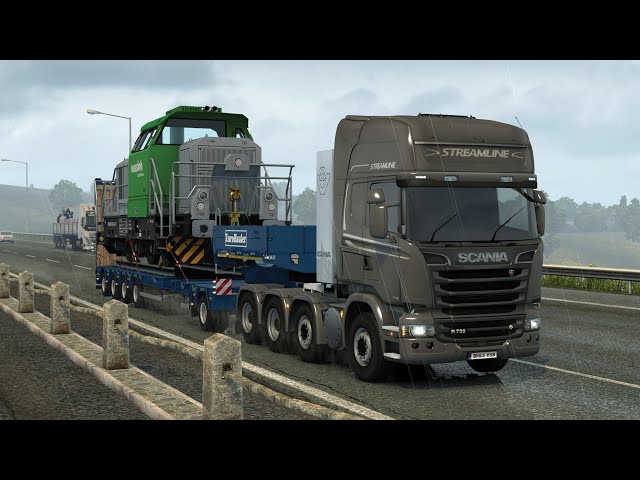 Euro Truck  محاكي الشاحنات | مهمة نقل حمولة ثقيلة