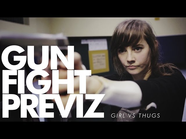 REUPLOAD: Gun Fight Girl vs Thugs