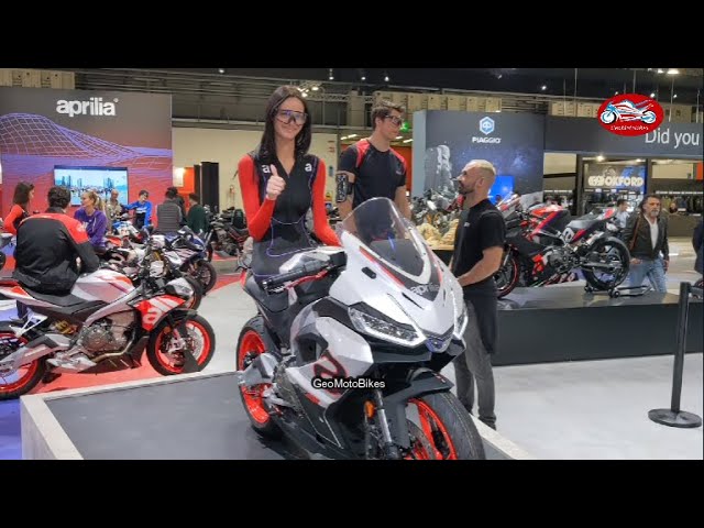 EICMA Milano Aprilia Motorcycles Scooters  Presentation  For 2024 Line up