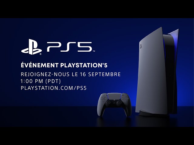 Événement PlayStation 5 - Mercredi 16 septembre à 22h00