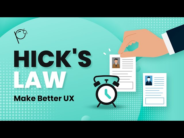 Hick's Law for strong UX design in Hindi | #xdtutorial #uidesign #hickslaw
