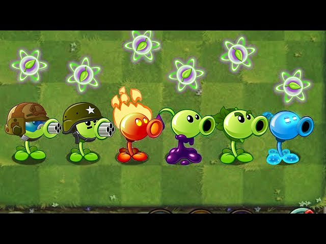 Plants Vs Zombies 2 v9.2.1 - Review All Peashooters Challenge - Which PEA Plant 's Best?