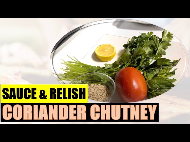 Coriander chutney: Cilantro / Dhaniya chutney - Add Freshness and Flavor to your dishes 🍵 🌶️ 🔥