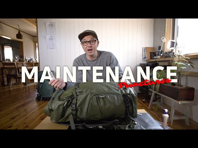 Shimoda Backpack Maintenance: Repairing Punctures with Tenacious Tape