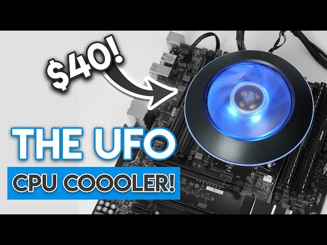 RGB UFO CPU COOLER?! [Cooler Master G100M Review!]