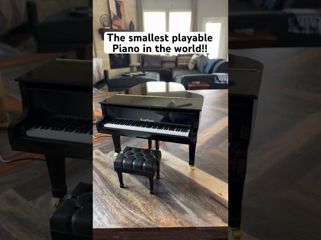 Smallest Piano In The World!! @johnlegend #DreamTrackAI