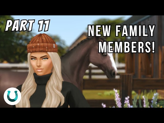 Sims 4 Horse Ranch Lets Play Part 11 - New Family Members!