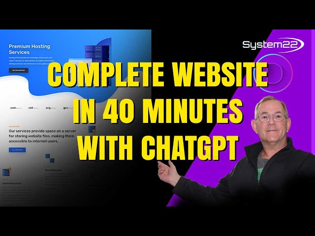 Divi Theme Complete Website In 40 Minutes with ChatGPT