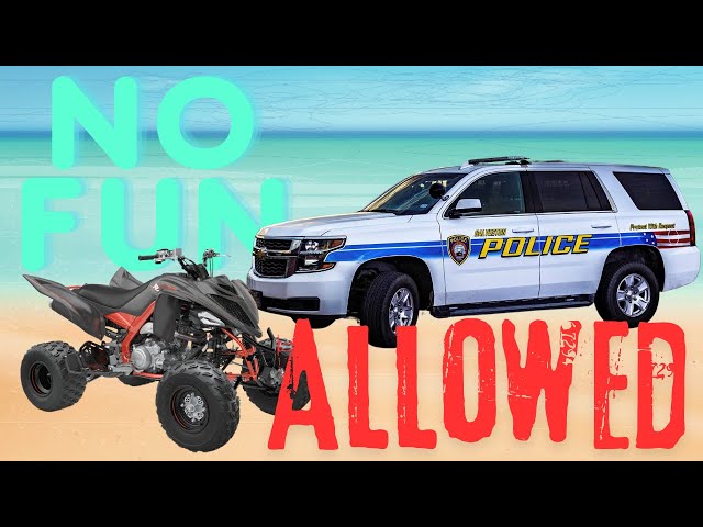 My Raptor 700 causes trouble at the beach!🤷🏾‍♂️ (Galveston Tx)