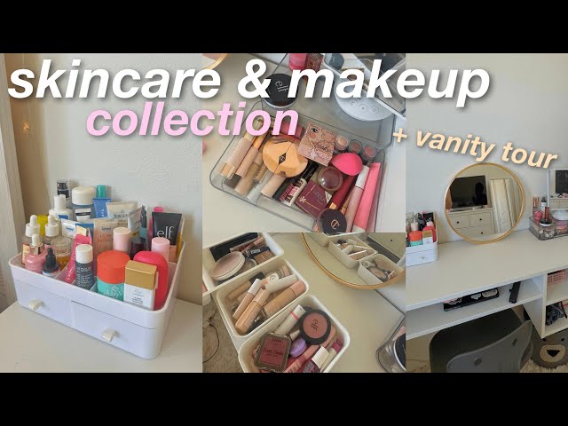 MAKEUP & SKINCARE COLLECTION | vanity tour, self care favorites