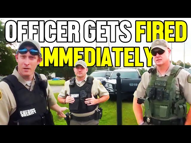 Cop Gets FIRED IMMEDIATELY After Losing Control!