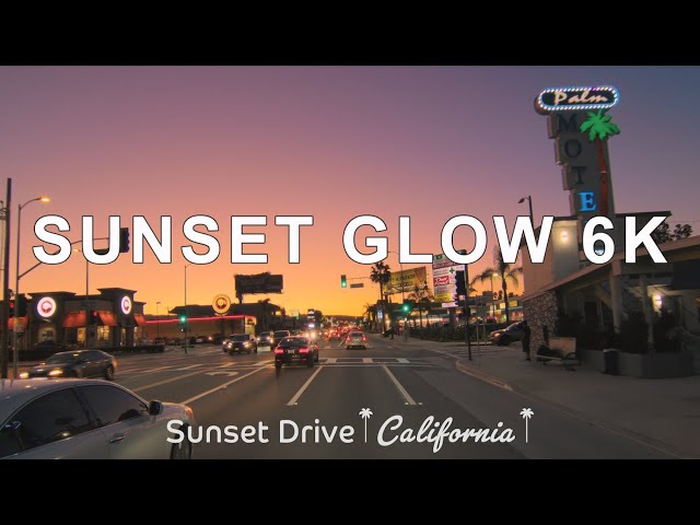 Driving California's Sunset from Long Beach to Redondo Beach via Huntington Beach