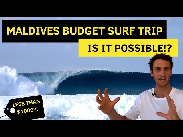 I Did a BUDGET Surf Trip to the MALDIVES…