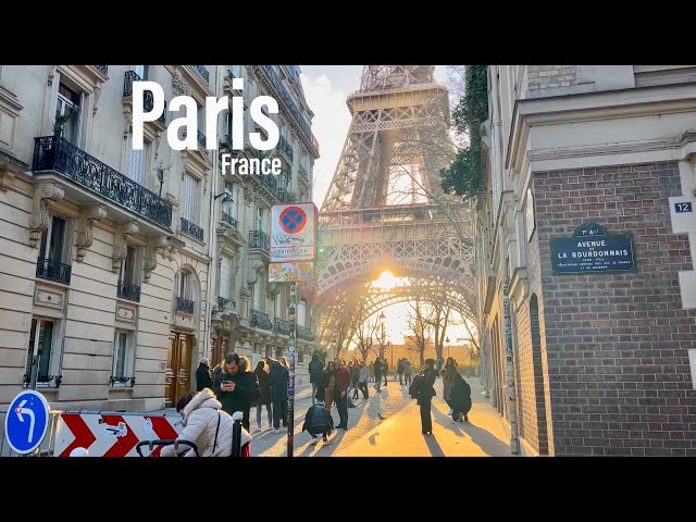 Paris, France 🇫🇷 - February 2022 - 4K -HDR 60fps Walking Tour (▶118 min)