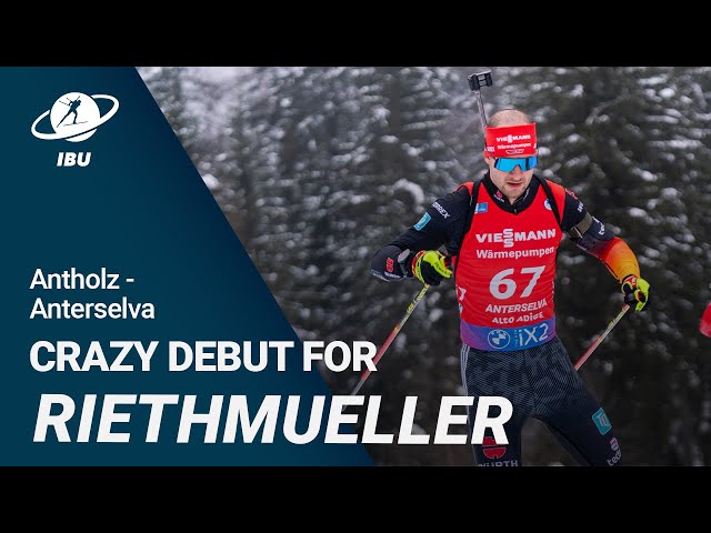 World Cup 23/24 Antholz-Anterselva: Riethmueller from home to top 10 in a few hours