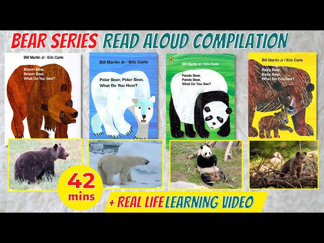 Brown Bear Brown Bear What Do You See? Read Aloud Book | Eric Carle Books for Toddlers Compilation