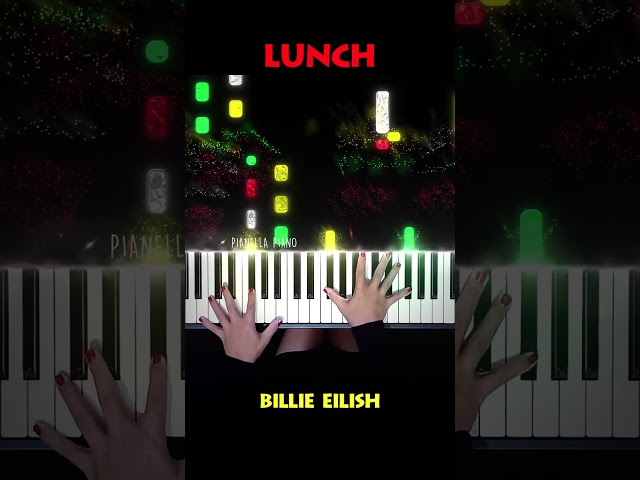 Billie Eilish - LUNCH Piano Cover #LUNCH #BillieEilish #PianellaPianoShorts