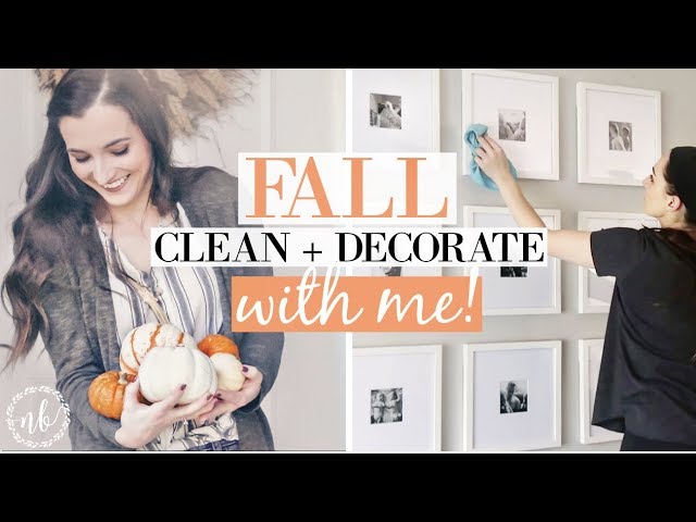 FALL CLEAN + DECORATE WITH ME 🍂| Cleaning Motivation + Halloween/Harvest Decor Inspiration
