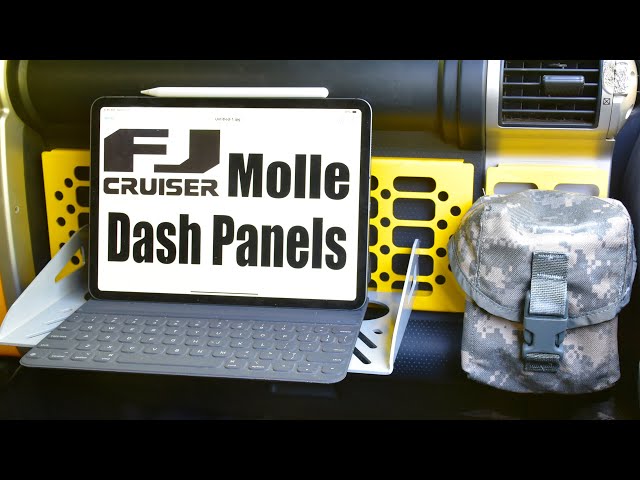 Molle Panel FJ Cruiser, Dash Storage Panel, Detailed DIY Install