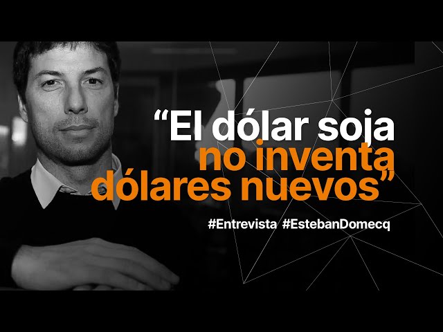 #EstebanDomecq “El dólar soja no inventa dólares nuevos”